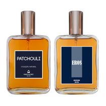 Kit Perfume Masculino - Patchouli Clássico + Eros 100ml Kit Perfume Masculino - Patchouli Clássico + Eros 100ml