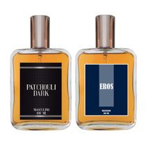 Kit Perfume Masculino - Patchouli Dark + Eros 100ml