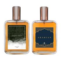 Kit Perfume Masculino - Patchouli Forest + Arabian 100Ml - Essência Do Brasil