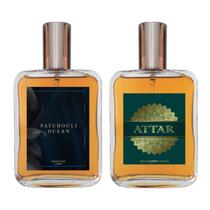 Kit Perfume Masculino - Patchouli Ocean + Attar 100ml