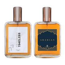 Kit Perfume Masculino - Patchouli Timeless + Arabian 100ml Kit Perfume Masculino - Patchouli Timeless + Arabian 100ml