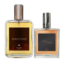 Kit Perfume Masculino Seduction 100ml + Dark Code 50ml Kit Perfume Masculino Seduction 100ml + Dark Code 50ml
