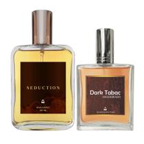 Kit Perfume Masculino Seduction 100ml + Dark Tabac 50ml Kit Perfume Masculino Seduction 100ml + Dark Tabac 50ml