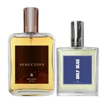 Kit Perfume Masculino Seduction 100ml + Golf Blue 50ml