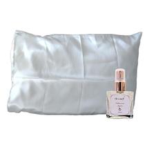 Kit Perfume para Lingerie + Fronha de Cetim + Saquinho Aromá