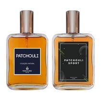 Kit Perfume - Patchouli Clássico + Patchouli Sport 100ml - Essência do Brasil