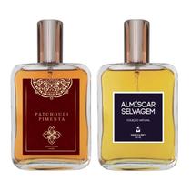 Kit Perfume - Patchouli Pimenta + Almíscar Selvagem 100ml Kit Perfume - Patchouli Pimenta + Almíscar Selvagem 100ml
