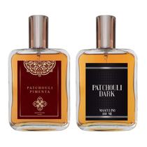 Kit Perfume - Patchouli Pimenta + Patchouli Dark 100ml Kit Perfume - Patchouli Pimenta + Patchouli Dark 100ml