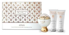 Kit Perfume Souvenir Floral Bouquet (Parfum 10 ml + Shower Gel 100 ml + Body Lotion 100 ml ) - Afnan