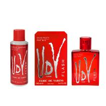 Kit Perfume Udv Flash 100 ml + Desodorante Body Spray Udv Flash 200 ml - Ulric de Varens