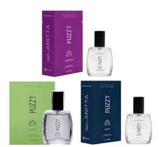 Kit Perfumes Puzzy By Anitta, Larissinha, Patroa, Alpha - Cimed