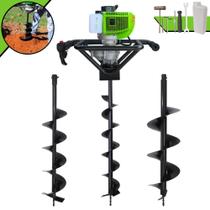 KIT Perfurador de Solo Profissional Menegotti MPS-52 À Gasolina 52cc 1,8HP 9.000rpm Ignição CDI Trado Motorizado Completo Com Brocas 80x10cm, 80x15cm e 80x20cm Para Agricultura e Construção Civil KIT Perfurador de Solo Profissional Menegotti MPS-52 À Gasolina 52cc 1,8HP 9.000rpm Ignição CDI Trado Motorizado Completo Com Brocas 80x10cm, 80x15cm e 80x20cm Para Agricultura e Construção Civil
