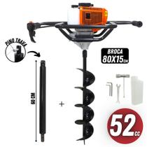 KIT Perfurador de Solo Vulcan VPS520-S 2T 52CC 2,5CV com Broca 80x15cm + Extensão Vulcan 60cm KIT Perfurador de Solo Vulcan VPS520-S 2T 52CC 2,5CV com Broca 80x15cm + Extensão Vulcan 60cm