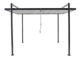 Kit Pergolado De Aluminio Com Toldo Retrátil - 2,57x3,50m