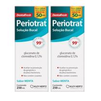 Kit Periotrat Solução Bucal Sabor Menta C/ 2 Caixas De 250ml