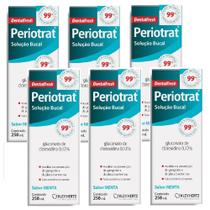 Kit Periotrat Solução Bucal Sabor Menta C/ 6 Caixas De 250ml