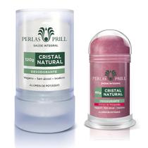 Kit Perlas Prill Desodorante Cristal Natural 120+ Mangostão Kit Perlas Prill Desodorante Cristal Natural 120+ Mangostão