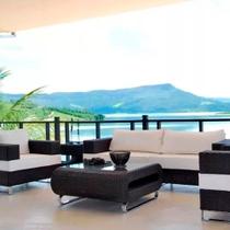 Kit Personalizado Para Area Externa 1 Sofá, 2 Poltronas E 1 Mesa Em Alumínio e Fibra Kit Personalizado Para Area Externa 1 Sofá, 2 Poltronas E 1 Mesa Em Alumínio e Fibra