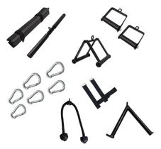 Kit Personalizado Puxadores Cross Over Rei do Fitness Kit Personalizado Puxadores Cross Over Rei do Fitness