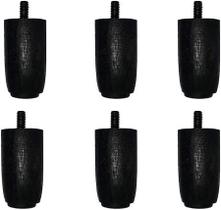 Kit Pés Baú Vstore 7 Peças 6cm Kit Pés Baú Vstore 7 Peças 6cm