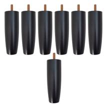 Kit Pes Cama Box 7 Peças Pezinho Madeira Maciça 12cm Casal Universal Parafusos Kit Pes Cama Box 7 Peças Pezinho Madeira Maciça 12cm Casal Universal Parafusos