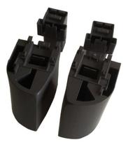 Kit Pés Completo 12Cm Para Fogão Esmaltec Jade Glass