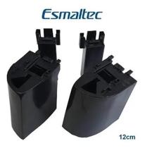 Kit Pés Completo Para Fogão Esmaltec Jade Glass 12Cm