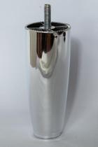 Kit pés cônicos Cromado Cama Box com 7 Unidades Kit pés cônicos Cromado Cama Box com 7 Unidades