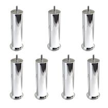 Kit Pes Para Cama Box na Cor Cromado com 18cm de Altura Elevando a altura da sua Cama com 7 Unidades Kit Pes Para Cama Box na Cor Cromado com 18cm de Altura Elevando a altura da sua Cama com 7 Unidades