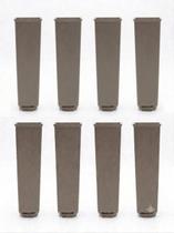 kit Pés para Móveis Regulável Quadrado 17cm Bronze, c/ Parafuso de Fixação kit Pés para Móveis Regulável Quadrado 17cm Bronze, c/ Parafuso de Fixação