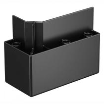 Kit Pés Preto Com 8 Unidades Maxel Preto