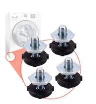 Kit Pés Reguláveis Lavadora Lava E Seca Samsung Original