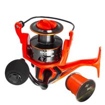 Kit Pesca 15kg Molinete Arremesso Longo Com 500 mts Linha