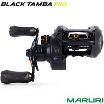 Kit Pesca 21kg Pesqueiro Carretilha Black Tamba Pro Vara Poizon Ponteira Maciça