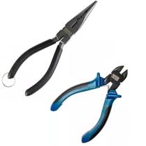 Kit Pesca Alicate Bico Multiuso Troca Argola e Alicate Corte Marine Sports