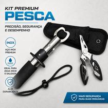 Kit Pesca Alicate Contenção Peixe + Alicate Bico Saca Anzol Kit Pesca Alicate Contenção Peixe + Alicate Bico Saca Anzol
