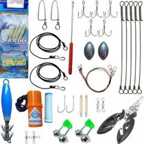 Kit pesca alto mar costeira oceânica garateia sabiki