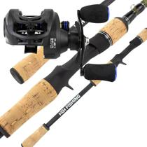Kit Pesca Carretilha M21 Pro 9Kg Drag + Vara 1,80 20 Lbs