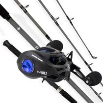 Kit Pesca Carretilha M21 Pro Albatroz + Vara 1,80m 10-20lbs Kit Pesca Carretilha M21 Pro Albatroz + Vara 1,80m 10-20lbs