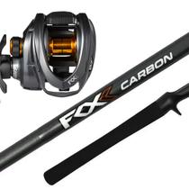 Kit Pesca Carretilha Zest Fox 7000 + Vara Fox C581M 1.73m 8-17 Lbs - Marine Sports