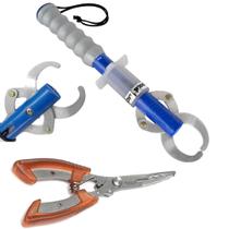 Kit Pesca Com Alicate Contenção e Alicate Bico Multifunção - MARINE