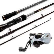 Kit Pesca Denis Garbo Carretilha Avante BG + Vara Avante 902H 2,70m 30-60lb Kit Pesca Denis Garbo Carretilha Avante BG + Vara Avante 902H 2,70m 30-60lb