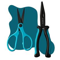 Kit Pesca Deyu Alicate Bico Fino + Tesoura P/Peixe DYZ-003 Kit Pesca Deyu Alicate Bico Fino + Tesoura P/Peixe DYZ-003