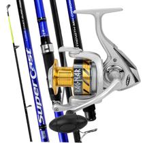 Kit Pesca Grande Porte Molinete Ragnar 60 Vara Super Cast Ideal para Peixes Grandes Kit Pesca Grande Porte Molinete Ragnar 60 Vara Super Cast Ideal para Peixes Grandes