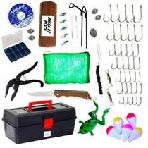 Kit Pesca Maleta Barato Completa Itens Pescaria Alicate Pega Kit Pesca Maleta Barato Completa Itens Pescaria Alicate Pega