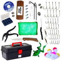 Kit Pesca Maleta Barato Completa Itens Pescaria Alicate Pega Kit Pesca Maleta Barato Completa Itens Pescaria Alicate Pega