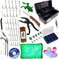 Kit Pesca Maleta Pesqueiro Completo Caixa Pronto Para Uso