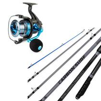 Kit Pesca Mol Albatroz Bravus 9000 + Vara Carbon Surf 4203 Pesca Praia Costão Kit Pesca Mol Albatroz Bravus 9000 + Vara Carbon Surf 4203 Pesca Praia Costão
