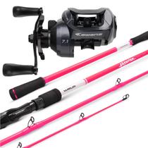Kit Pesca Para Mulheres Carretilha Cordova BG Vara Pesqueiro Lado:EsquerdoCor:Vara 2,70