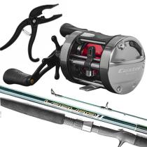Kit Pesca Pesada Carretilha Caster Power + Vara 30lb Alicate Kit Pesca Pesada Carretilha Caster Power + Vara 30lb Alicate